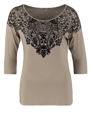 Long sleeved top - taupe