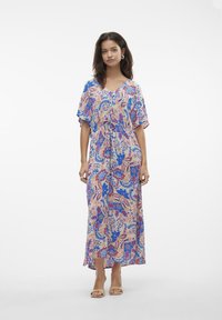 Vero Moda MENNY 7/8 KAFTAN - Vestido informal - silver lining