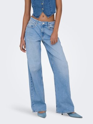 ONLY MIT WEITEM  - Wide Leg - light blue denim