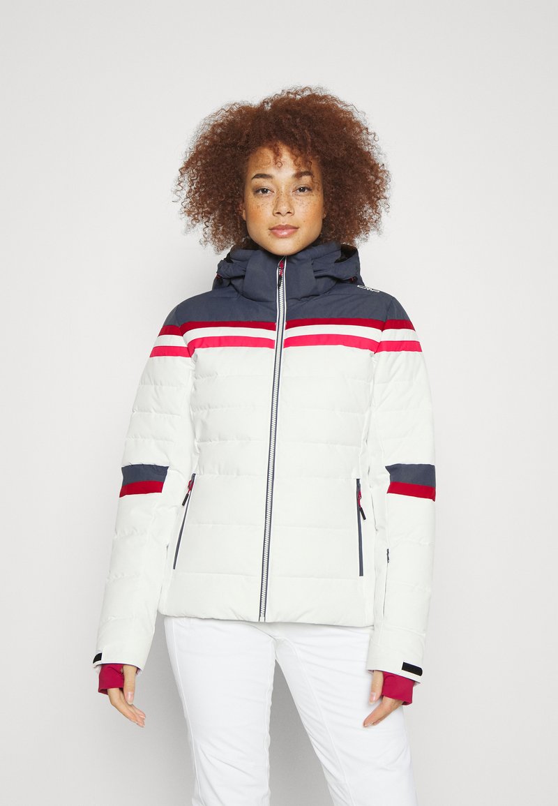 CMP WOMAN JACKET FIX HOOD - Snowboardjacke - bianco/weiß - Zalando.ch