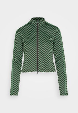 Weekday TAYLOR ZIP JACKET - Μπουφάν προπόνησης - green dark