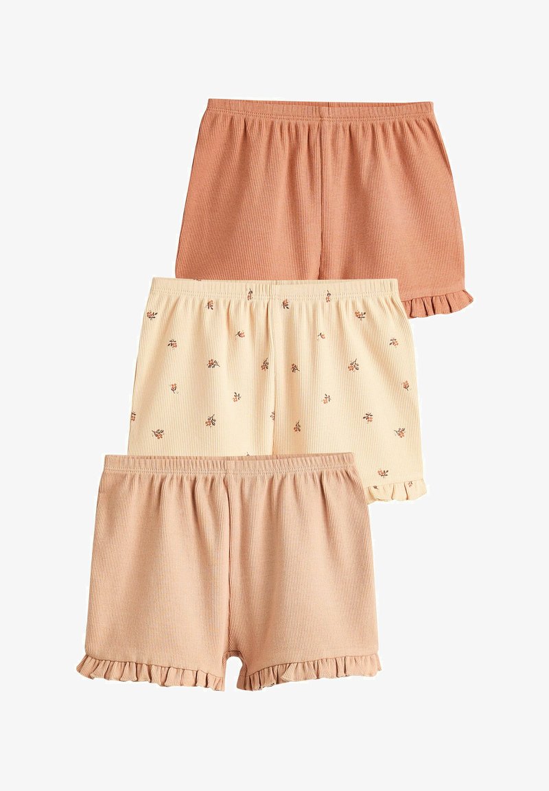 Next 3 PACK - REGULAR FIT - Pantaloni scurți - beige cream