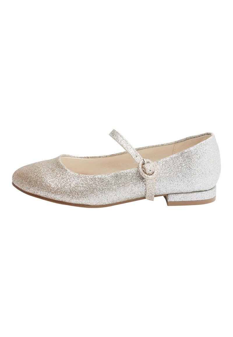 Next SILVER/GOLD GLITTER HEELED MARY JANE SHOES (OLDER) Ballerine
