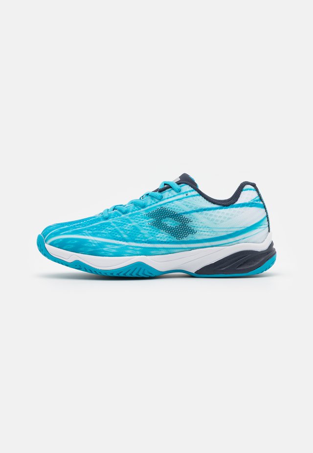 MIRAGE 300 UNISEX - Chaussures de tennis toutes surfaces - blue bay/navy blue/all white