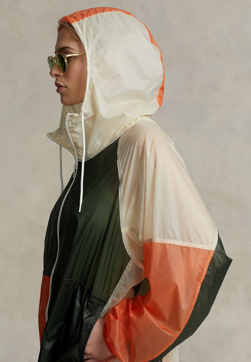 Polo Ralph Lauren Rlx Packable Water Repellent Hooded Jacket Waterproof Jacket Orange Zalando De
