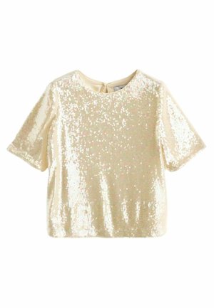 Next SEQUIN  - REGULAR FIT - Blůza - cream