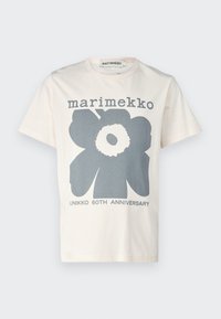 Marimekko VIHNE UNIKKO UNISEX - T-shirt med print - off white