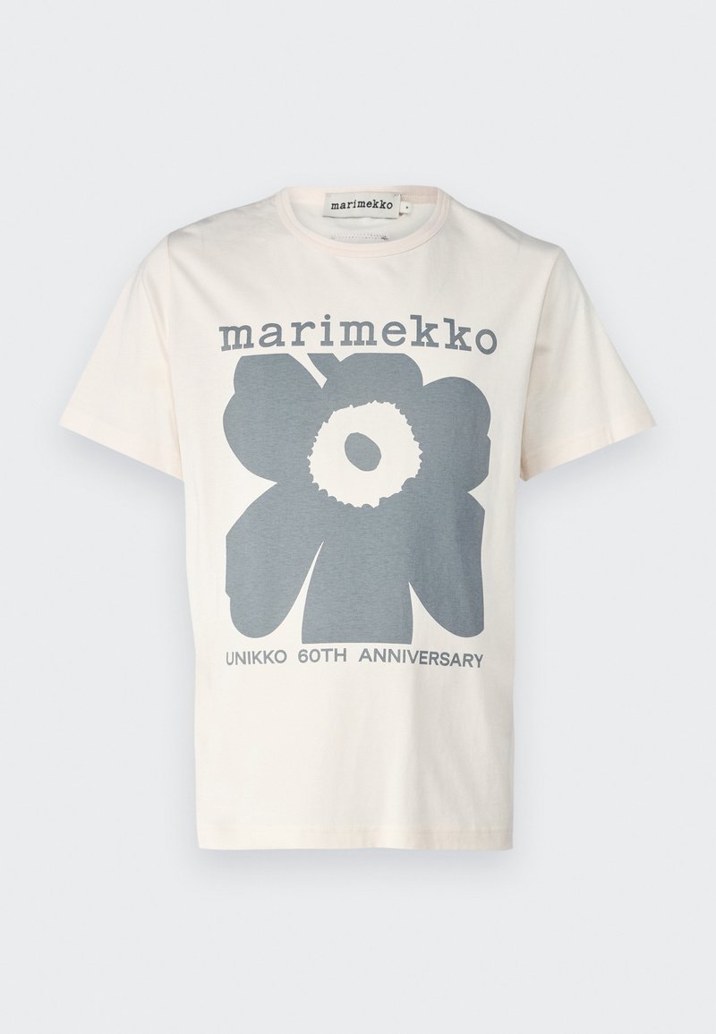Marimekko VIHNE UNIKKO UNISEX - Print T-shirt - off white/white 