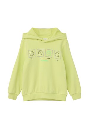 SMILEY - Sweat à capuche - limettengrün