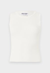 SIDE LOGO TANK CREW NECK - Viršus - ivory/black