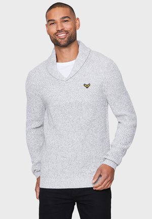 CROMWELL - Pullover - light grey / ecru twist