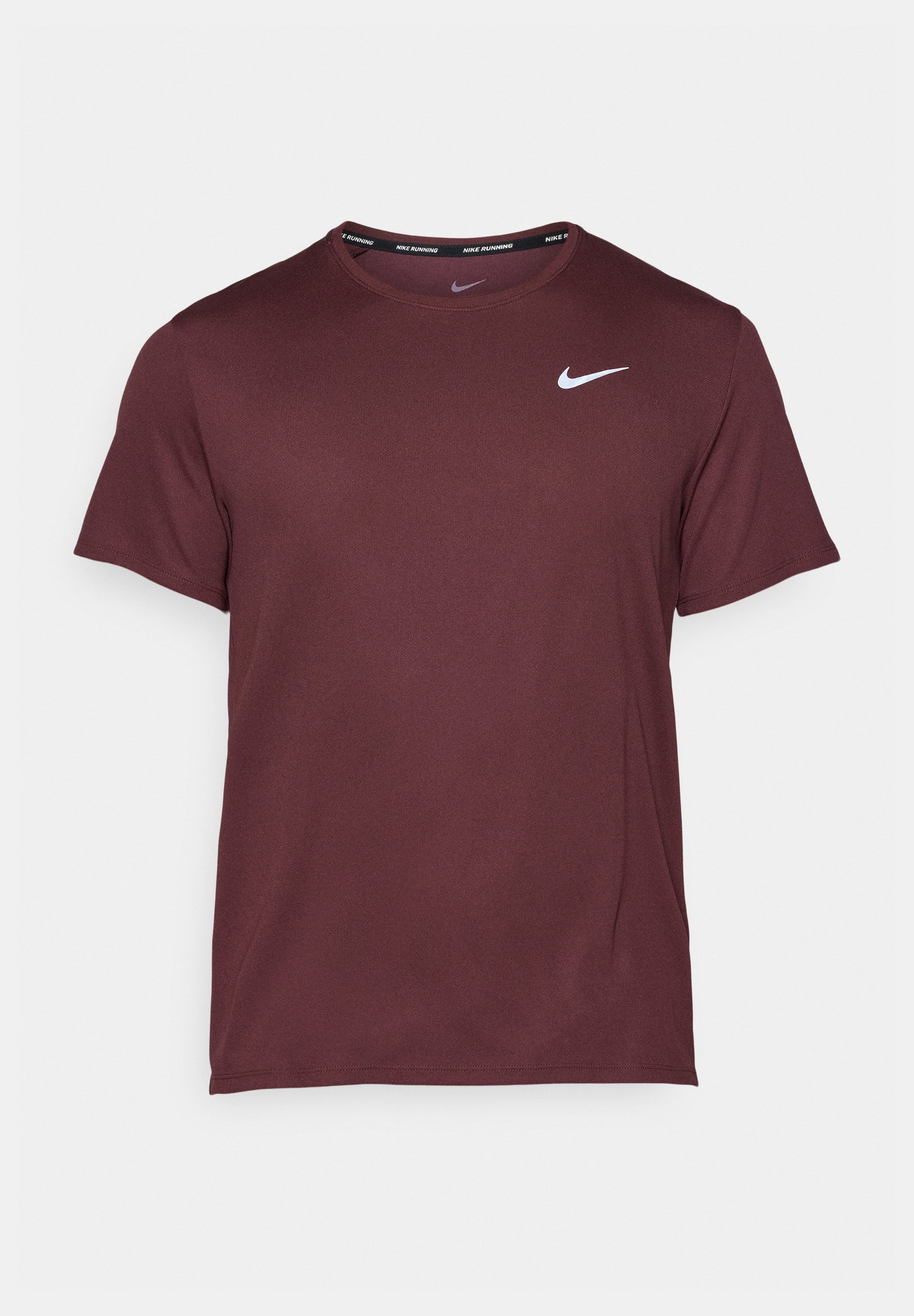 nike miler t shirt maroon