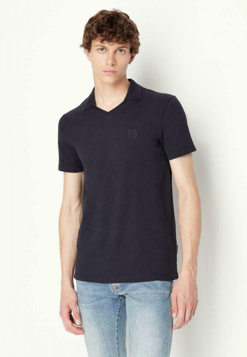 Armani Exchange Poloshirt donkerblauw Armani Exchange Poloshirt donkerblauw