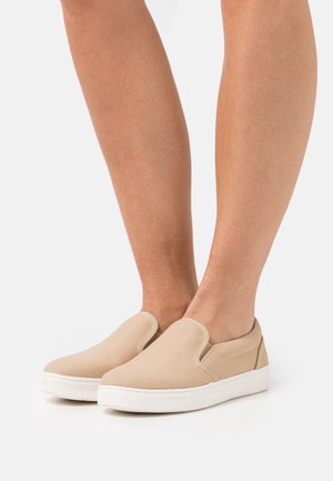 Slip-ons - dusty beige