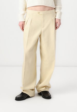 TROUSERS - Auduma bikses - beige