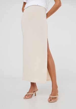 Terranova WITH SLIT - Gonna a campana - grigio perla