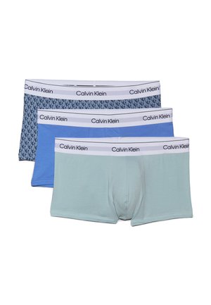 LOW RISE TRUNK 3 PACK ICON COTTON STRETCH - Culotte - glacier