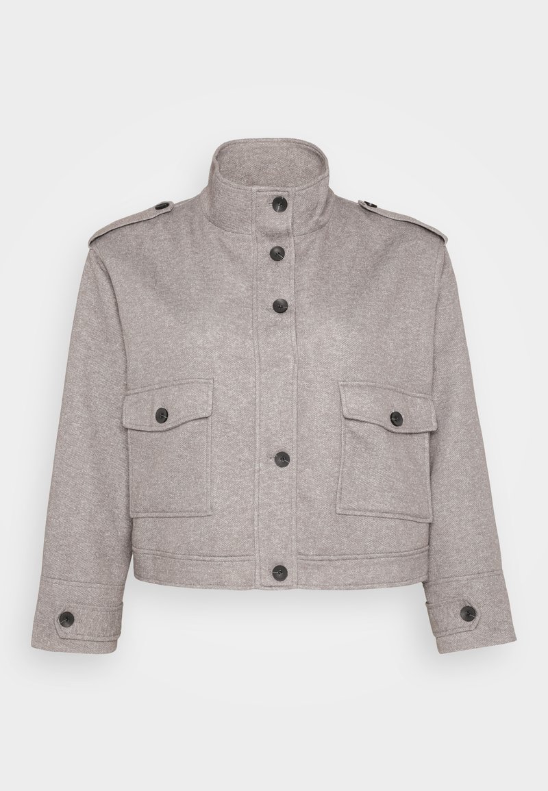 ONLY Carmakoma Lichte jas grijs