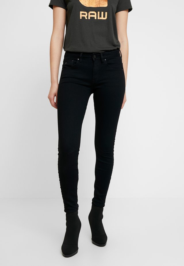 ARC 3D MID SKINNY  - Jeans Skinny Fit - pitch black