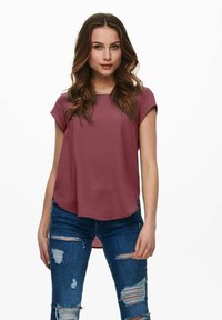 ONLY VIC S/S SOLID NOOS PTM - T-shirts basic - renaissance rose