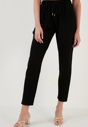 REGULAR FIT - Broek - black