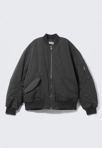 OVERSIZED - Bomber stiliaus striukė - off black