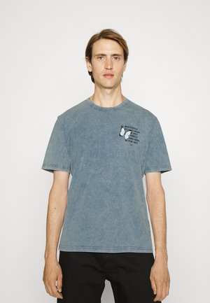 TEACID - Triko s potiskem - dark-vlue denim