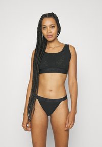 Calvin Klein Underwear HIGH LEG - Trumpikės - black