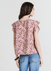 Calliope ROUCHES FANTASIA FIORI - Camicetta - var giallo
