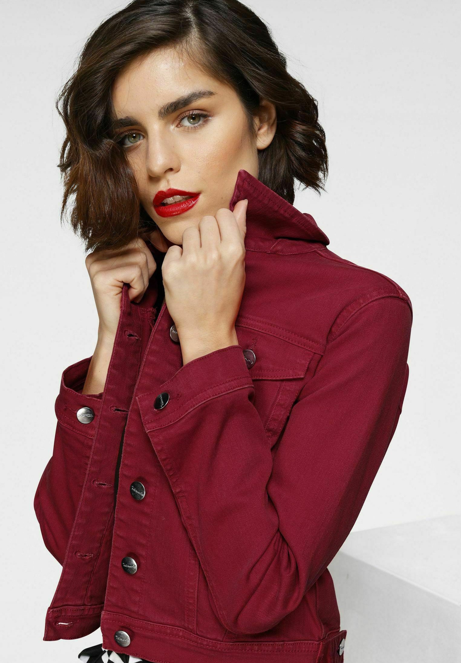 Tamaris Jeansjacke - rot - Zalando.de