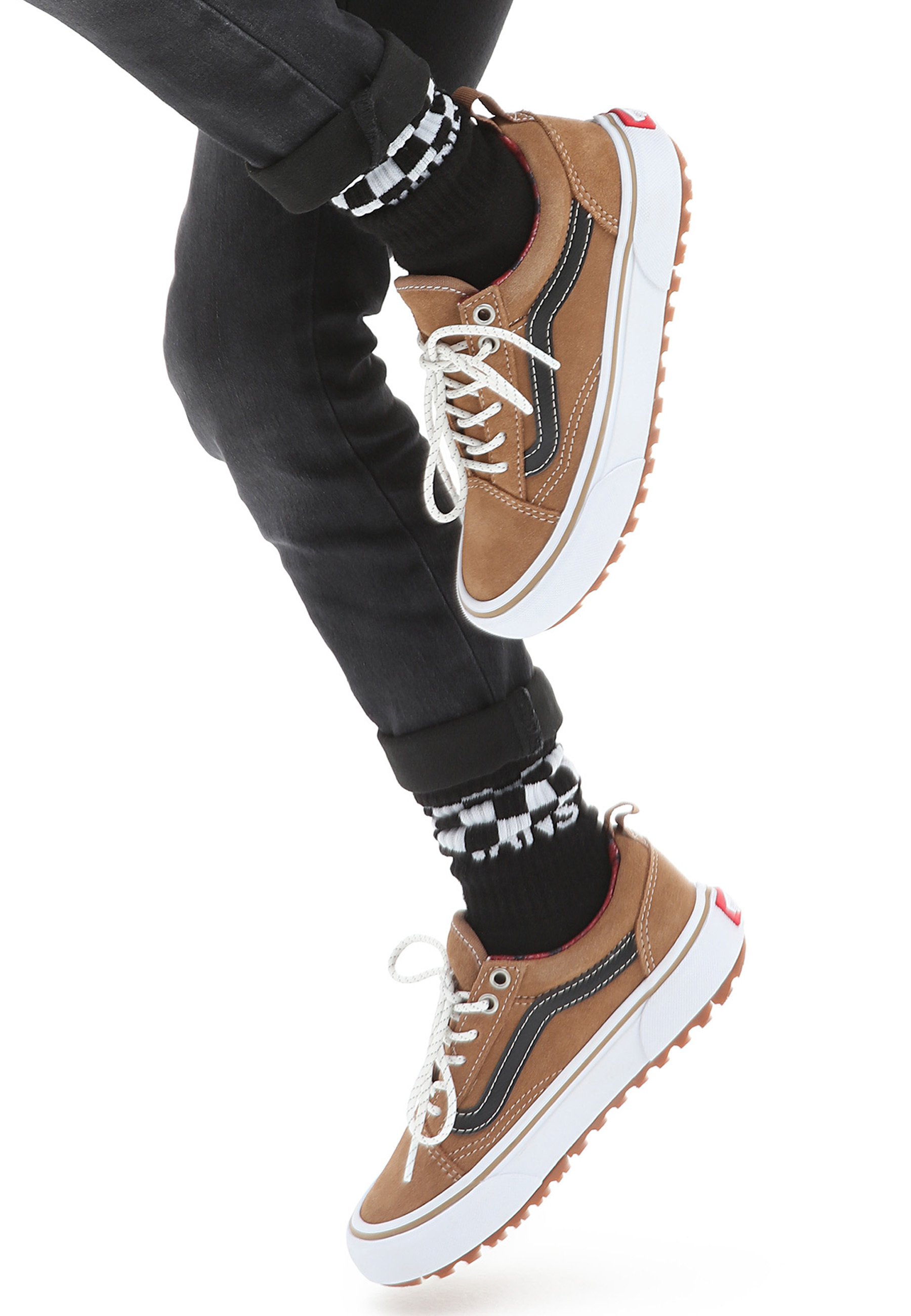 Vans UY OLD SKOOL MTE - Sneakers laag - medium brown/bruin - Zalando.be