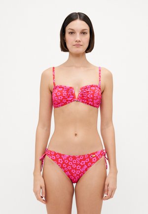 BANDEAU - Bikinit - red/pink