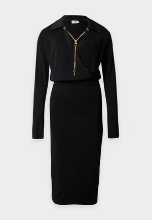 Elisabetta Franchi, WOMANS KNITTED DRESS - Freizeitkleid - nero