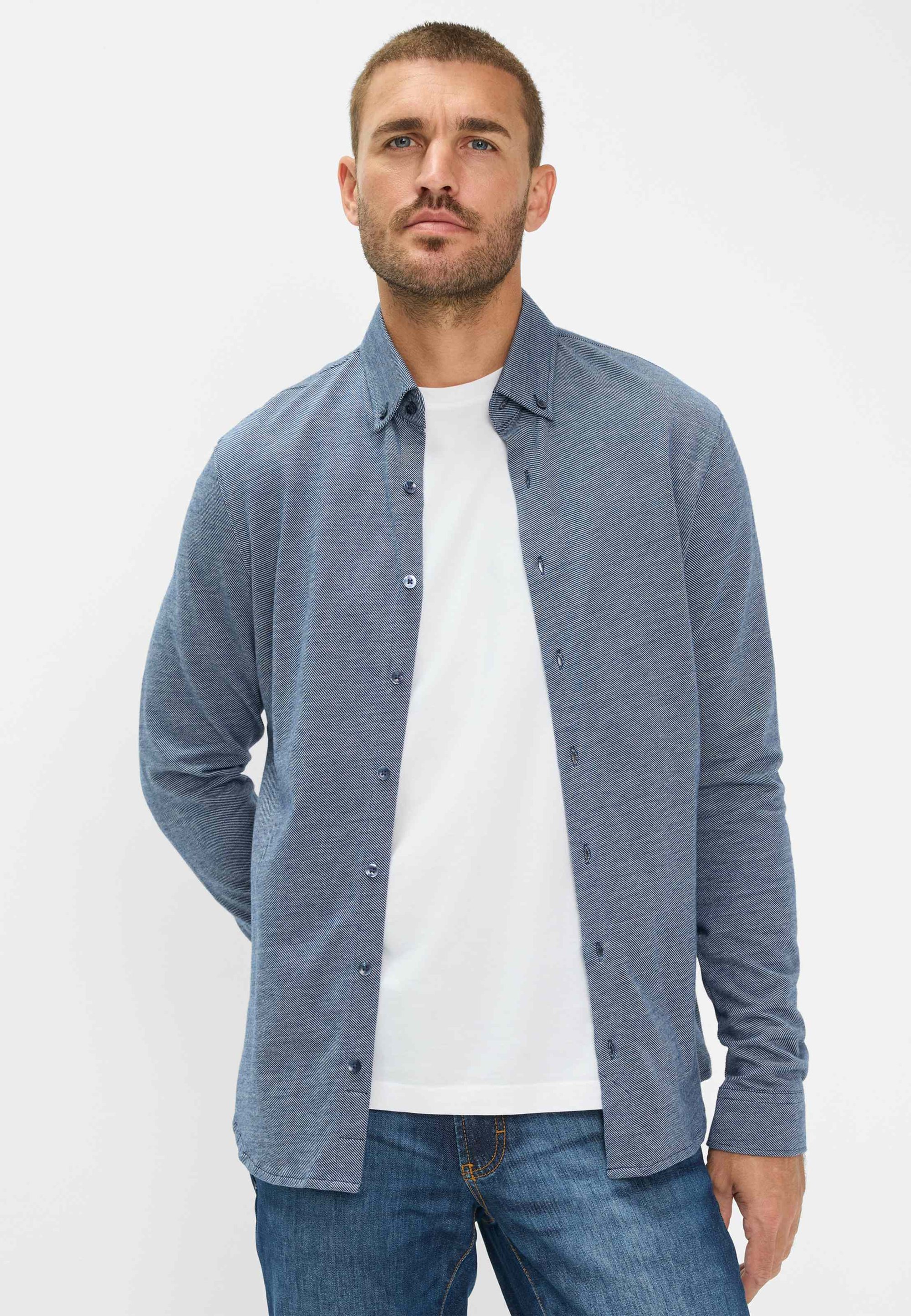 Camisa Hombre BRAX Style Daniel C - Diseño Elegante Y Casual - Calidad Premium