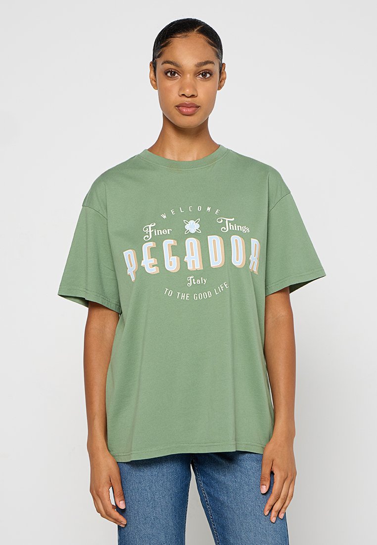 Pegador T-shirt print groen Pegador T-shirt print groen