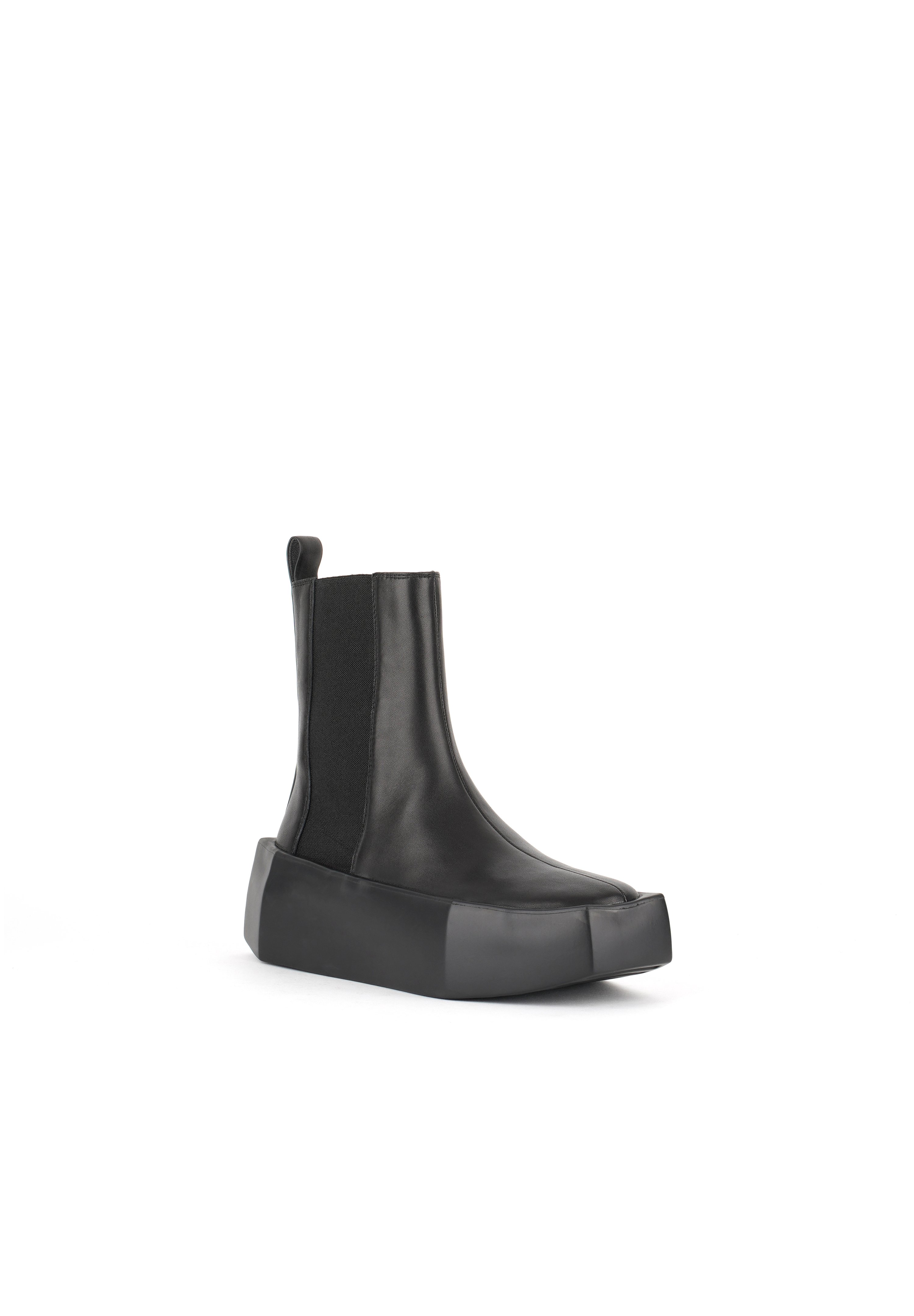 United Nude STONE CHELSEA - Enkellaarsjes met plateauzool - black/Zwart -  Zalando.nl
