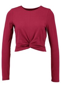 Even&Odd Langarmshirt - dark red