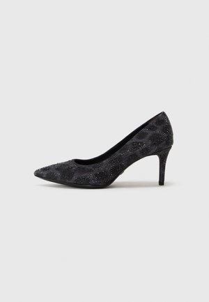 Klassiske pumps - grey leopard