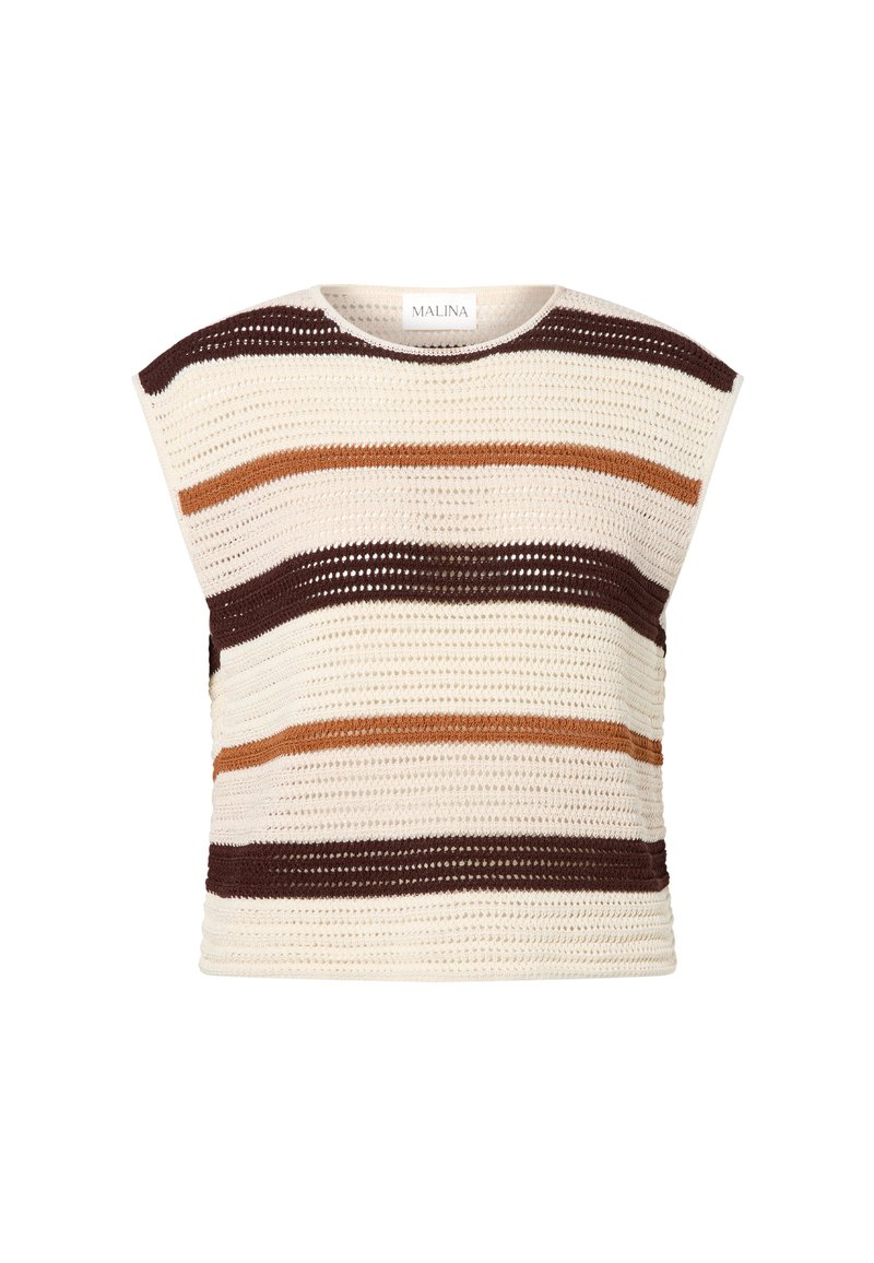 Malina LOUELLE MULTI COLORED - Top - multi rust/rosso scuro - Zalando.it