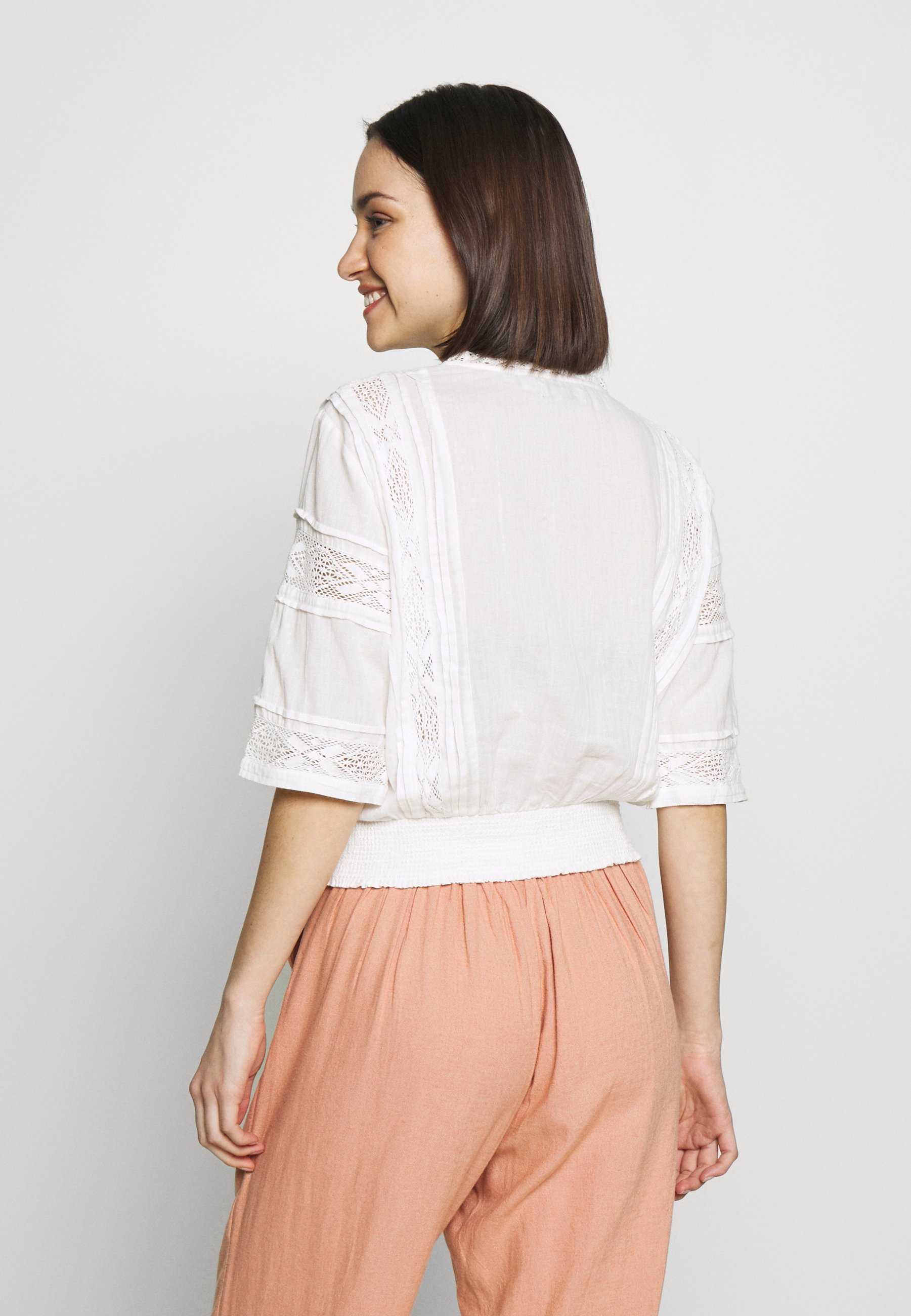 Superdry ELLISON TEXTURED BLOUSE Bluser oyster Zalando.no Superdry ELLISON - Bluser - oyster