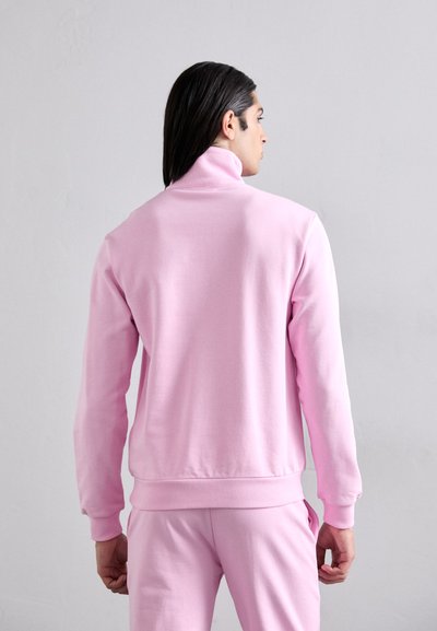 GCDS ESSENTIALS HALF ZIP - Sweatshirt - pink