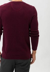BRAX Strickpullover - dark red