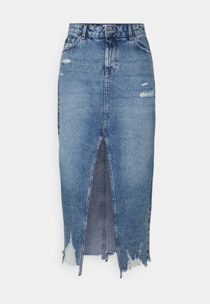Jupe crayon - blue denim
