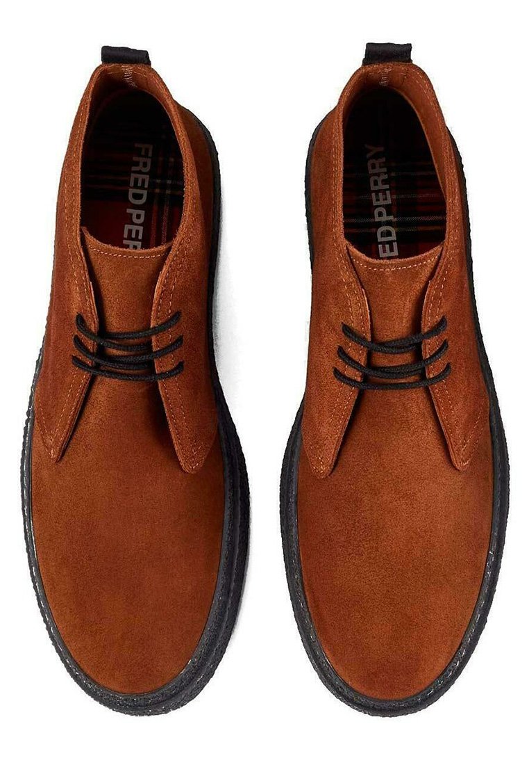 Fred Perry HAWLEY - Botines con cordones - camel/marrón - Zalando.es