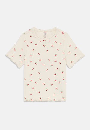 ONLY MINI KMGTRINNY LIFE O NECK  - T-shirts med print - tofu