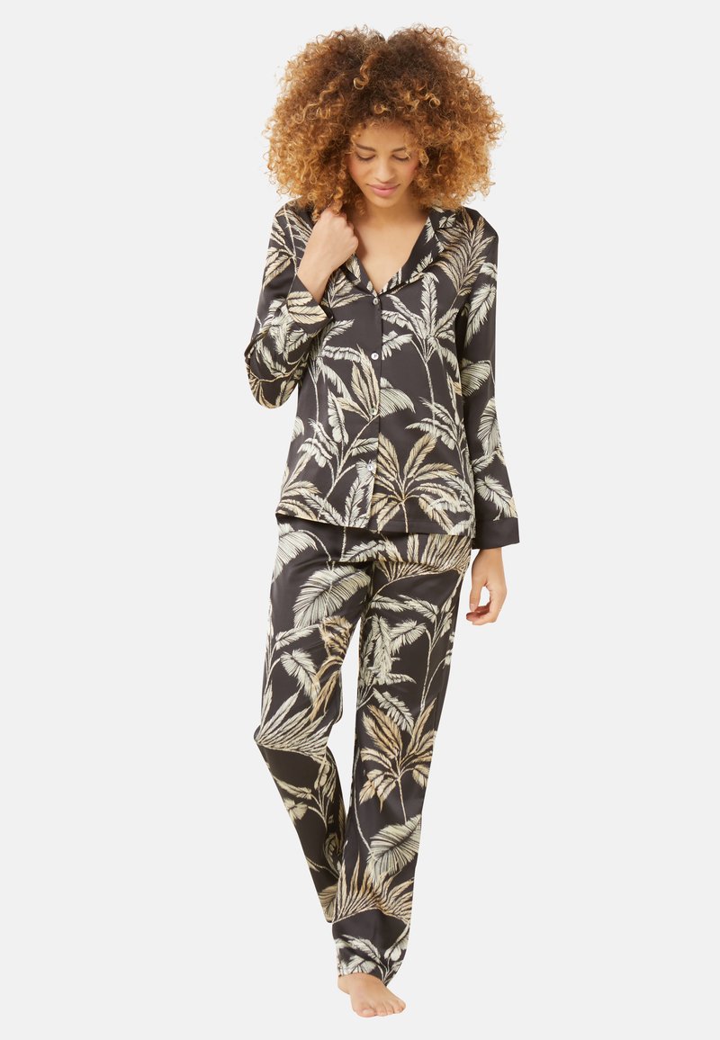 Etam Pyjamashirt zwart Etam Pyjamashirt zwart