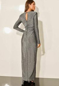 Lipsy REGULAR FIT - RUCHED SIDE SPLIT - Iltapuku - silver