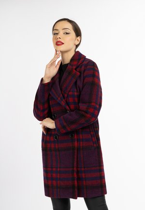 Cappotto classico - rot karriert