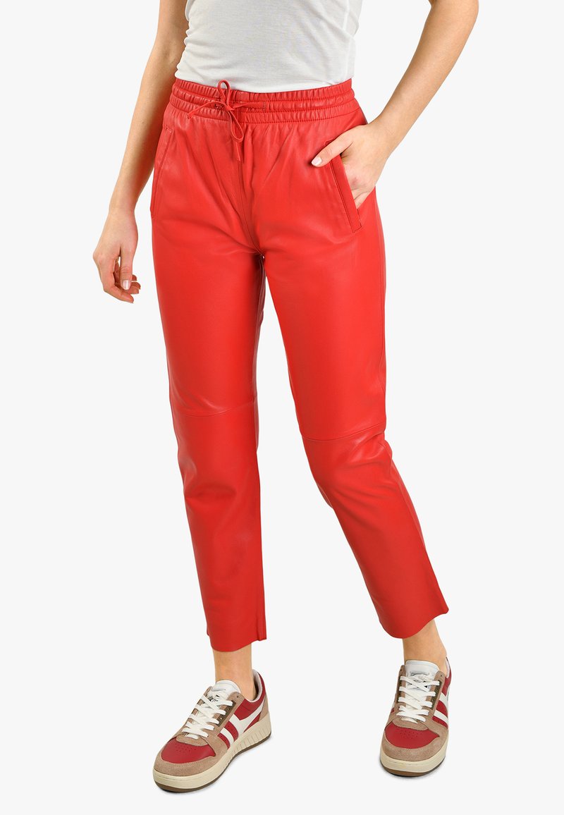 Oakwood GIFT - Leren broek - red