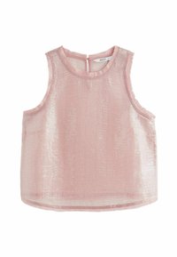 SLEEVELESS SEQUIN REGULAR FIT - Blouse - pale pink